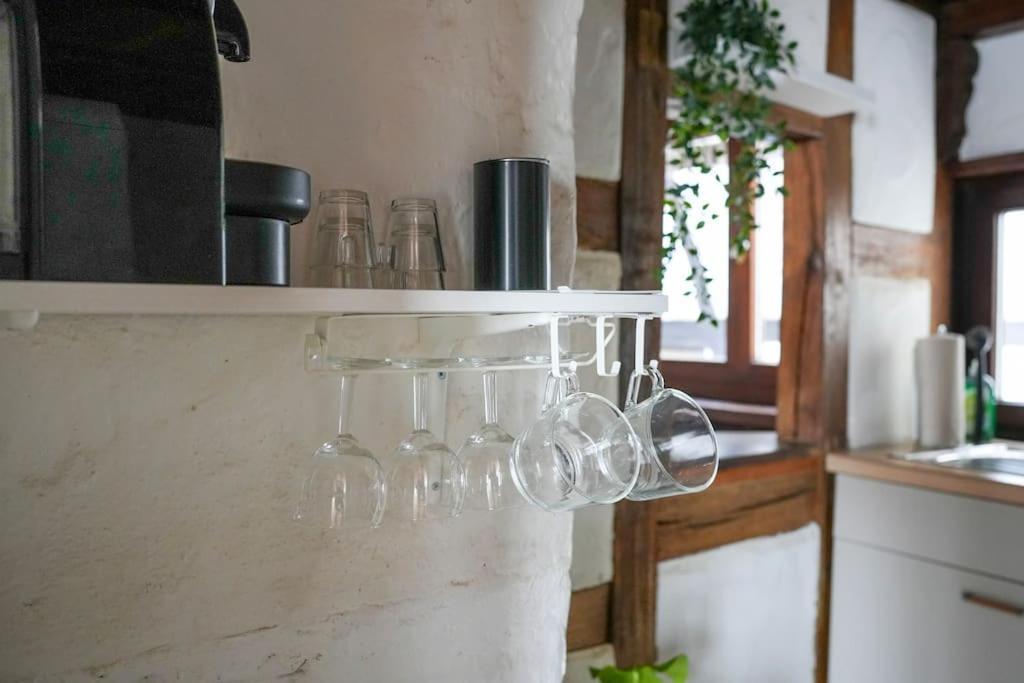 Charmante Fachwerk Wohnung Mit Terrasse In Der Altstadt Koblenz  Luaran gambar